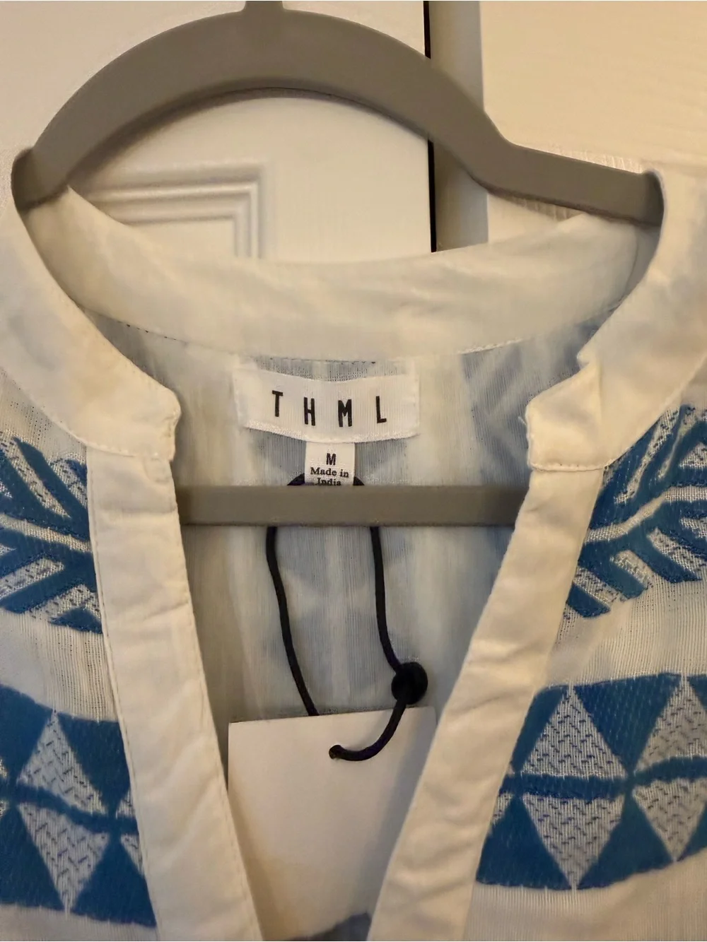 Thml - Tiered V-neck Embroidered Dress - Picture 5 of 10